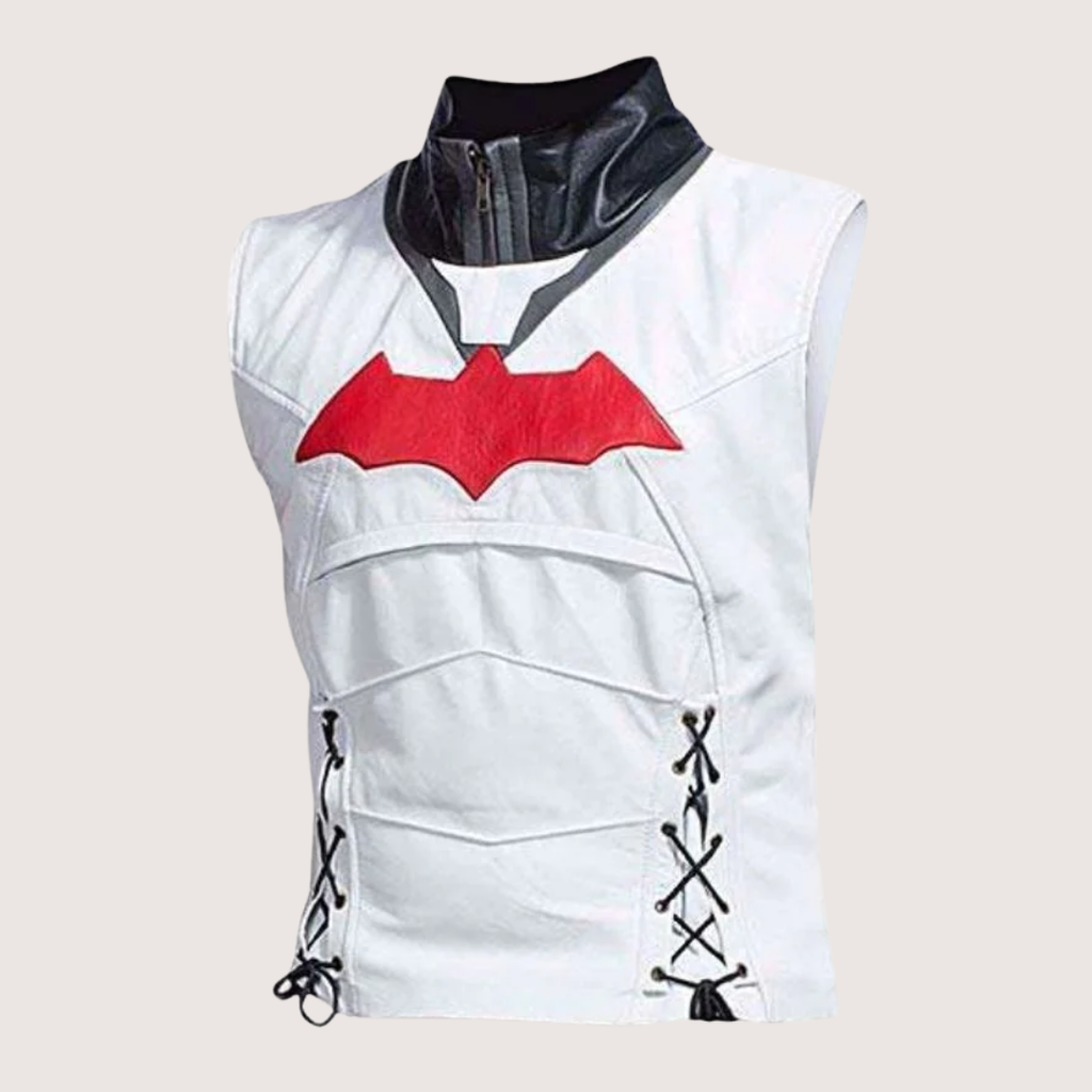 Batman Arkham Knight Red Hood Leather Jacket + Vest