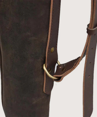 Leather Shotgun Slip Case Waxed Brown