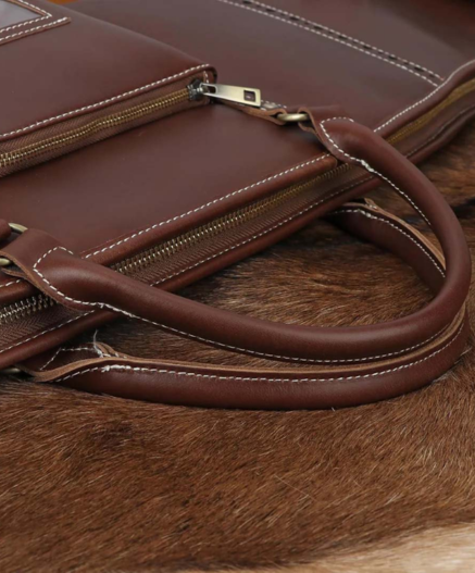 Genuine Leather 46" Soft Padded Rifle Bag