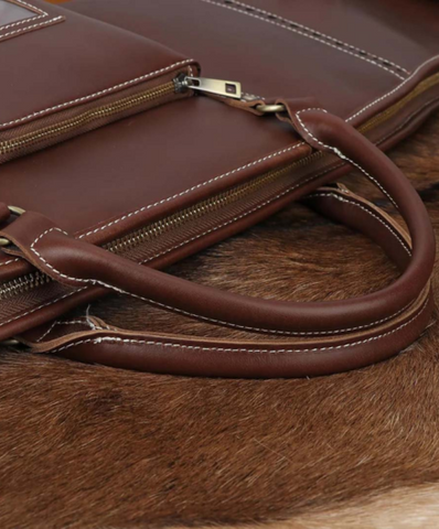 Genuine Leather 46" Soft Padded Rifle Bag