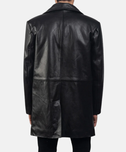 Classmith Black Leather Coat