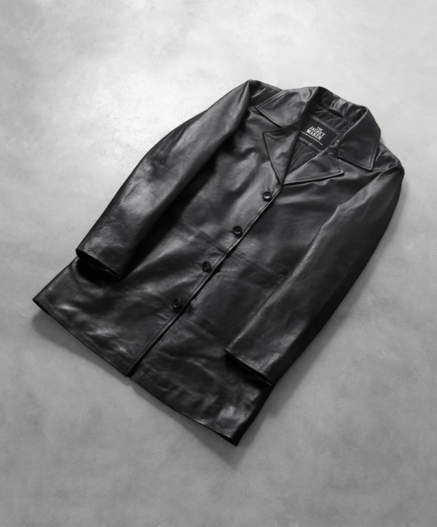 Classmith Black Leather Coat