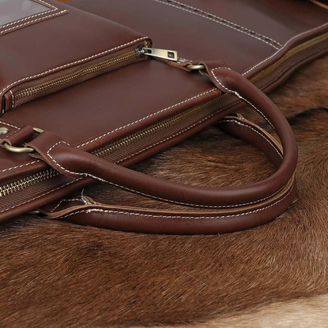 Genuine Leather 46" Soft Padded Rifle Bag