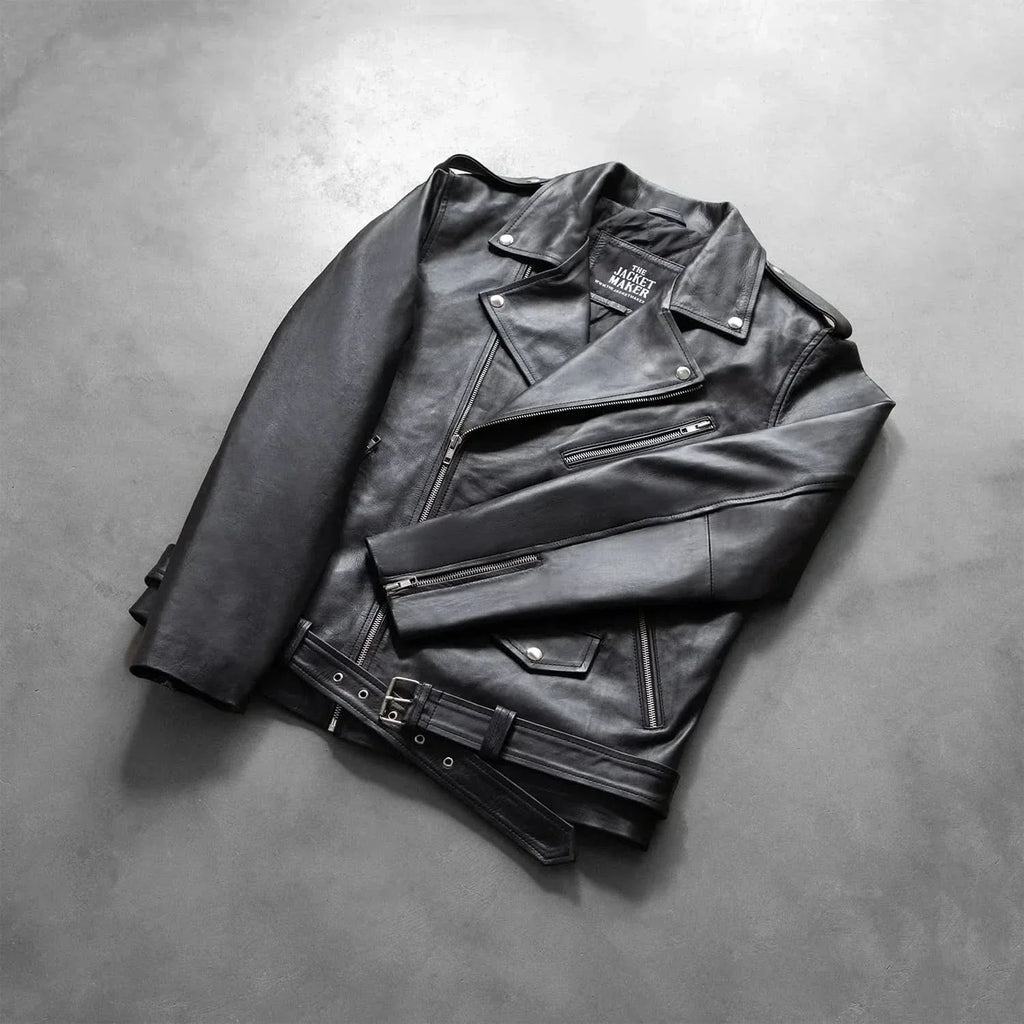 [LC] Allaric Alley Black Leather Biker Jacket