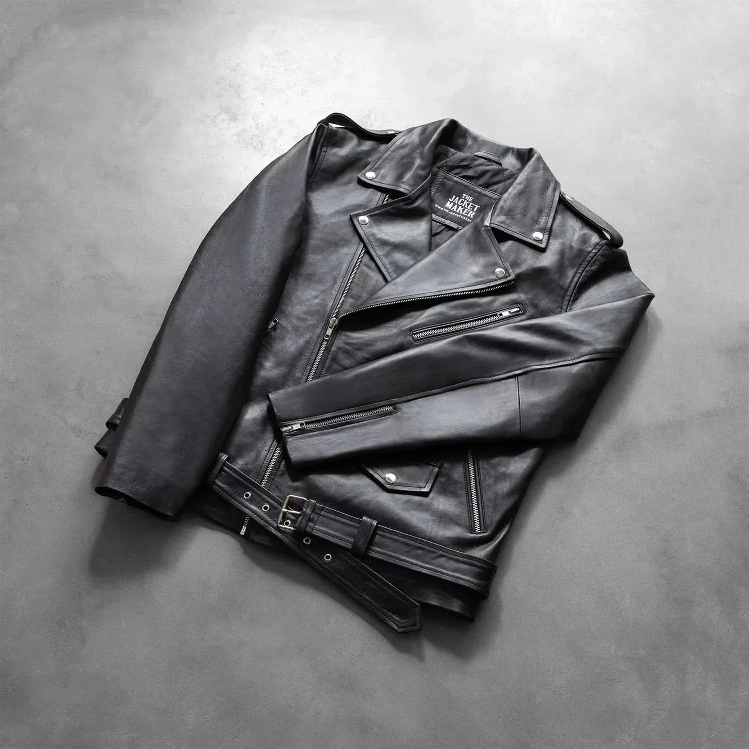 [LC] Allaric Alley Black Leather Biker Jacket