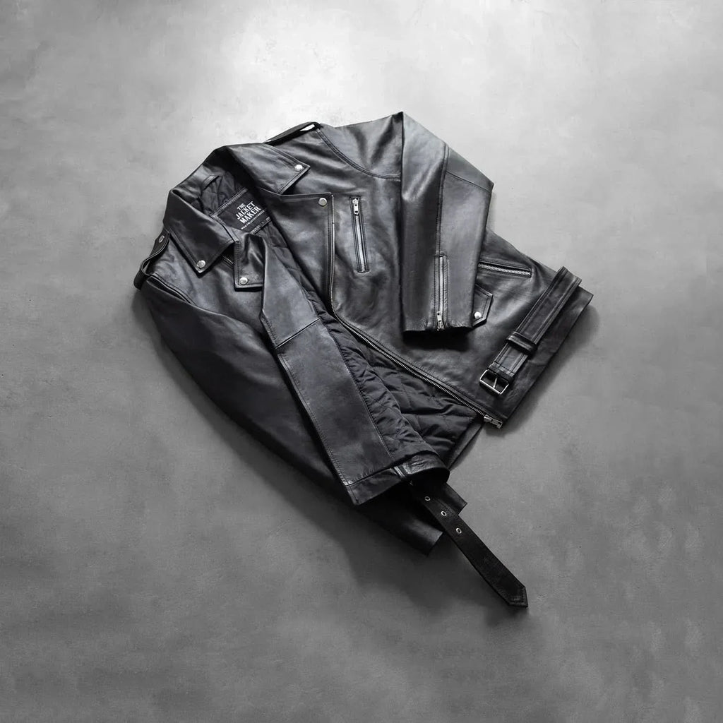 [LC] Allaric Alley Black Leather Biker Jacket