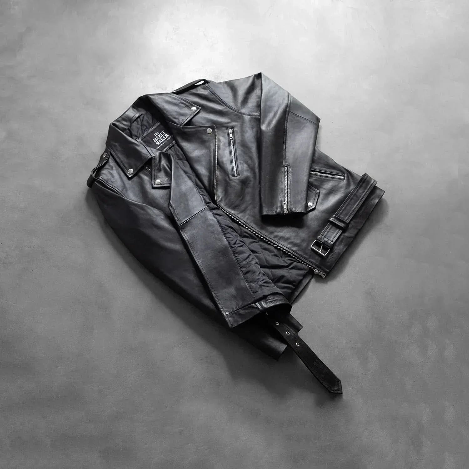 [LC] Allaric Alley Black Leather Biker Jacket