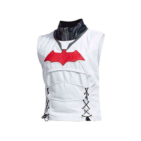 Red Hood Arkham Knight Leather Jacket