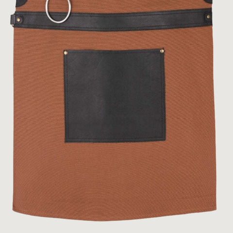 The West Midlands Brown Canvas Crossbody BBQ Apron