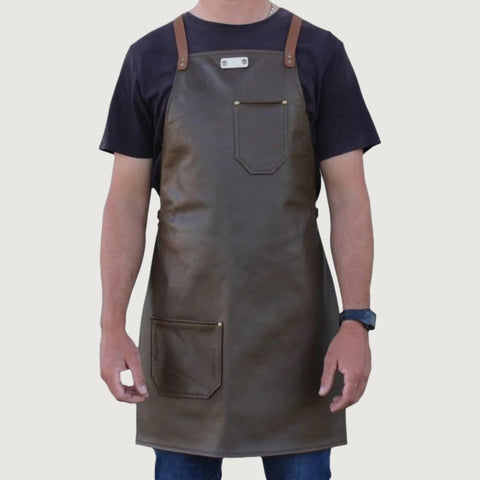 2 Pockets Leather Apron