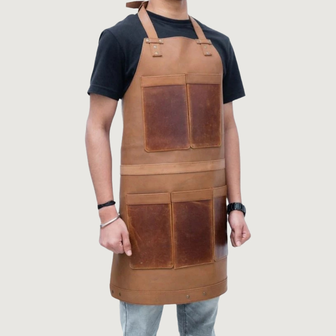 Brown Leather Apron