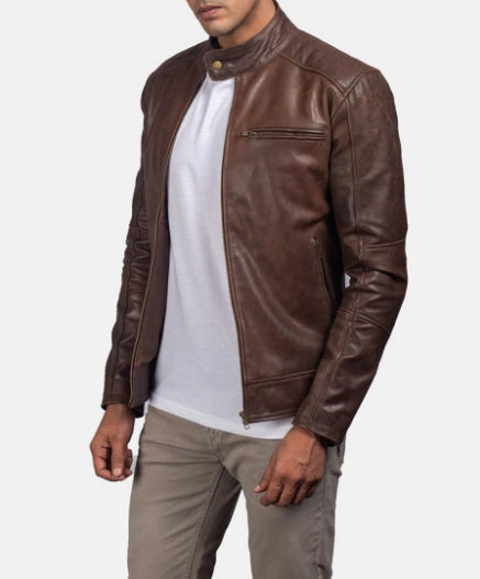The Ironwood Line Men’s Leather Jacket