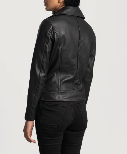 The Noir Curve Women’s Zipper Jacket