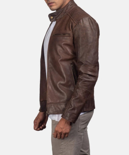 The Ironwood Line Men’s Leather Jacket