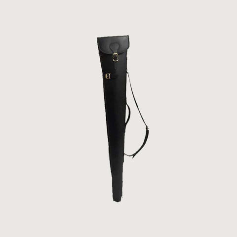 Black Leather Shotgun Slip Case