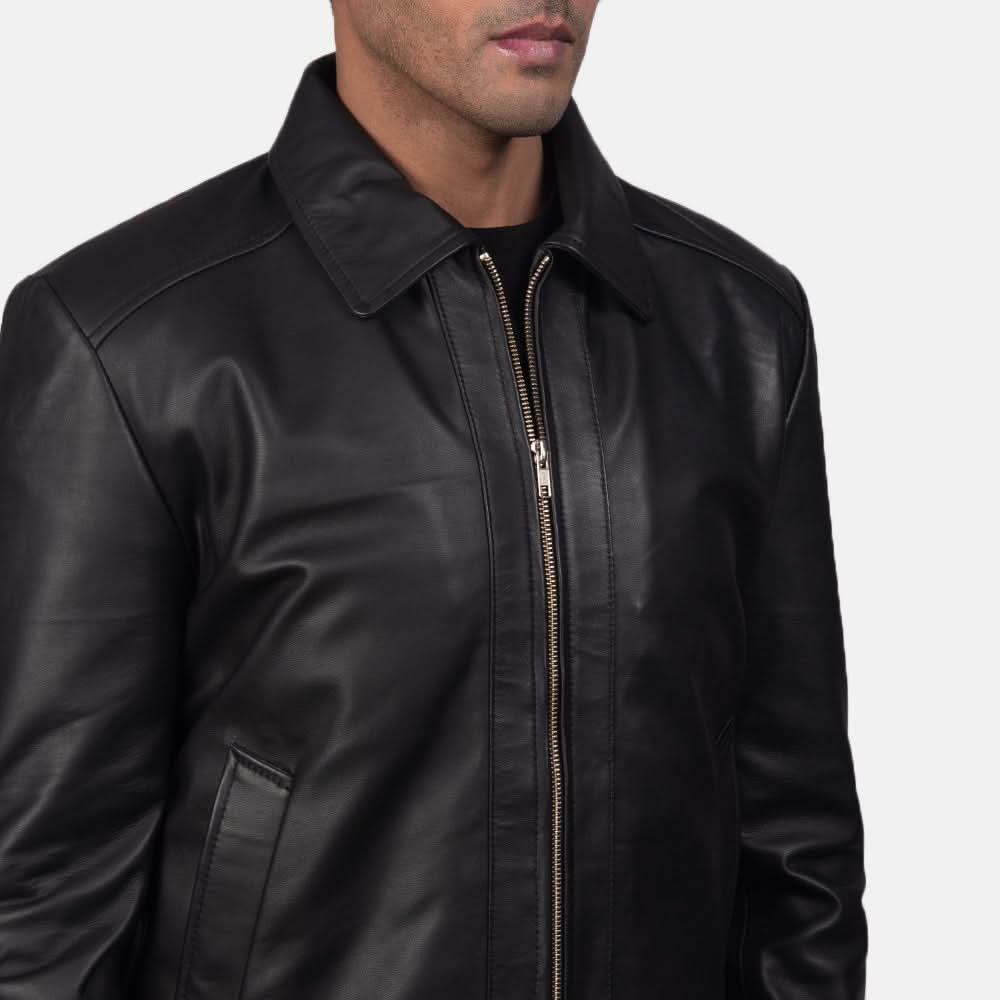 [LC] Inferno Black Leather Jacket