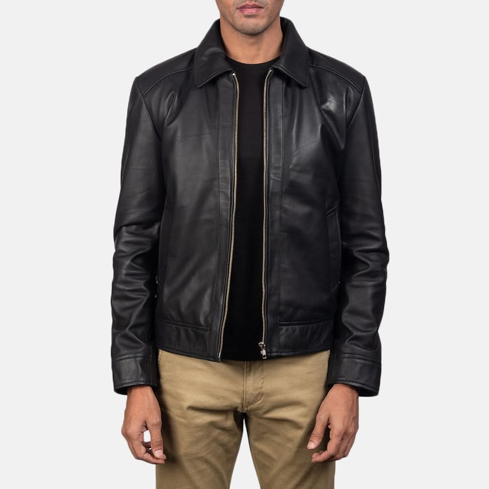 [LC] Inferno Black Leather Jacket