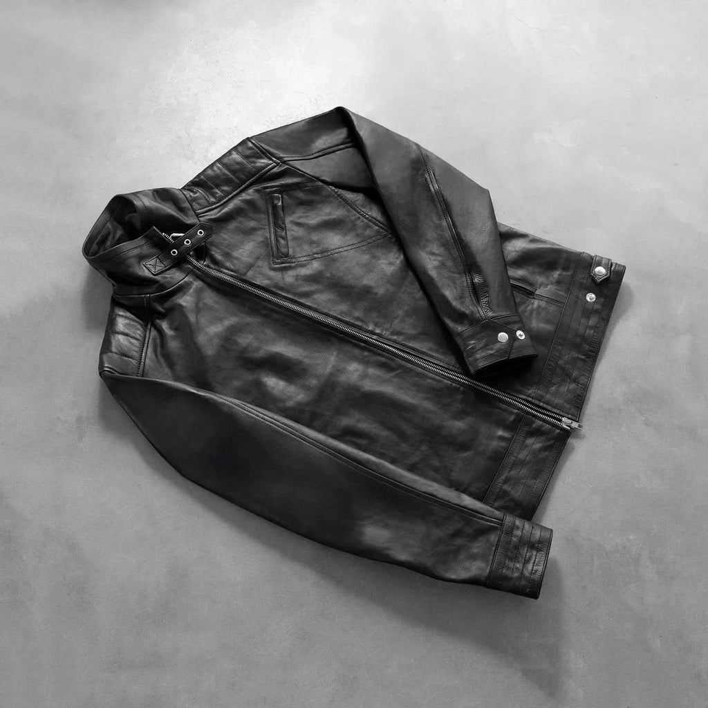 [LC] Legacy Black Leather Biker Jacket