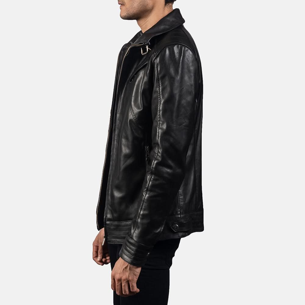 [LC] Legacy Black Leather Biker Jacket