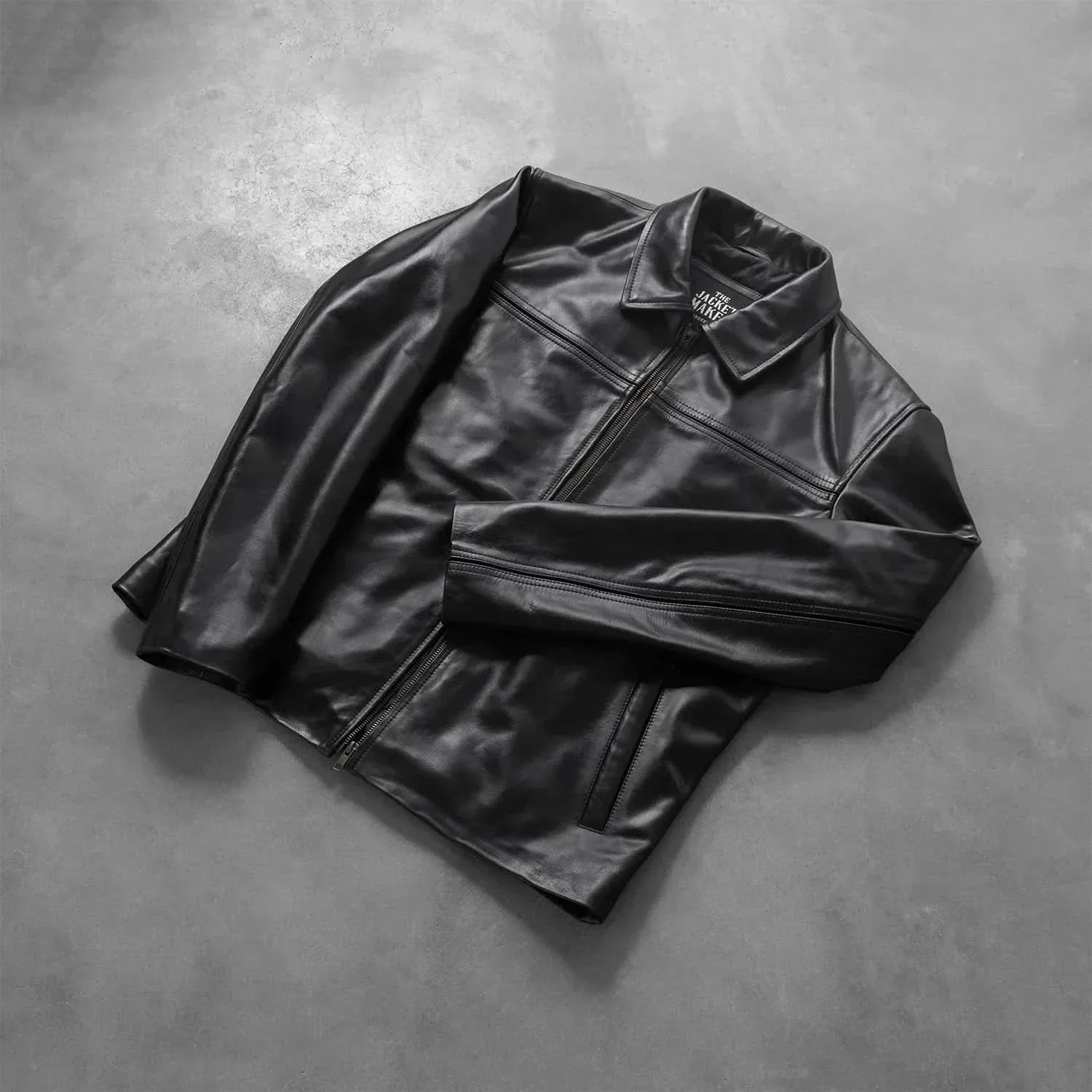 [LC] Mystical Black Leather Jacket