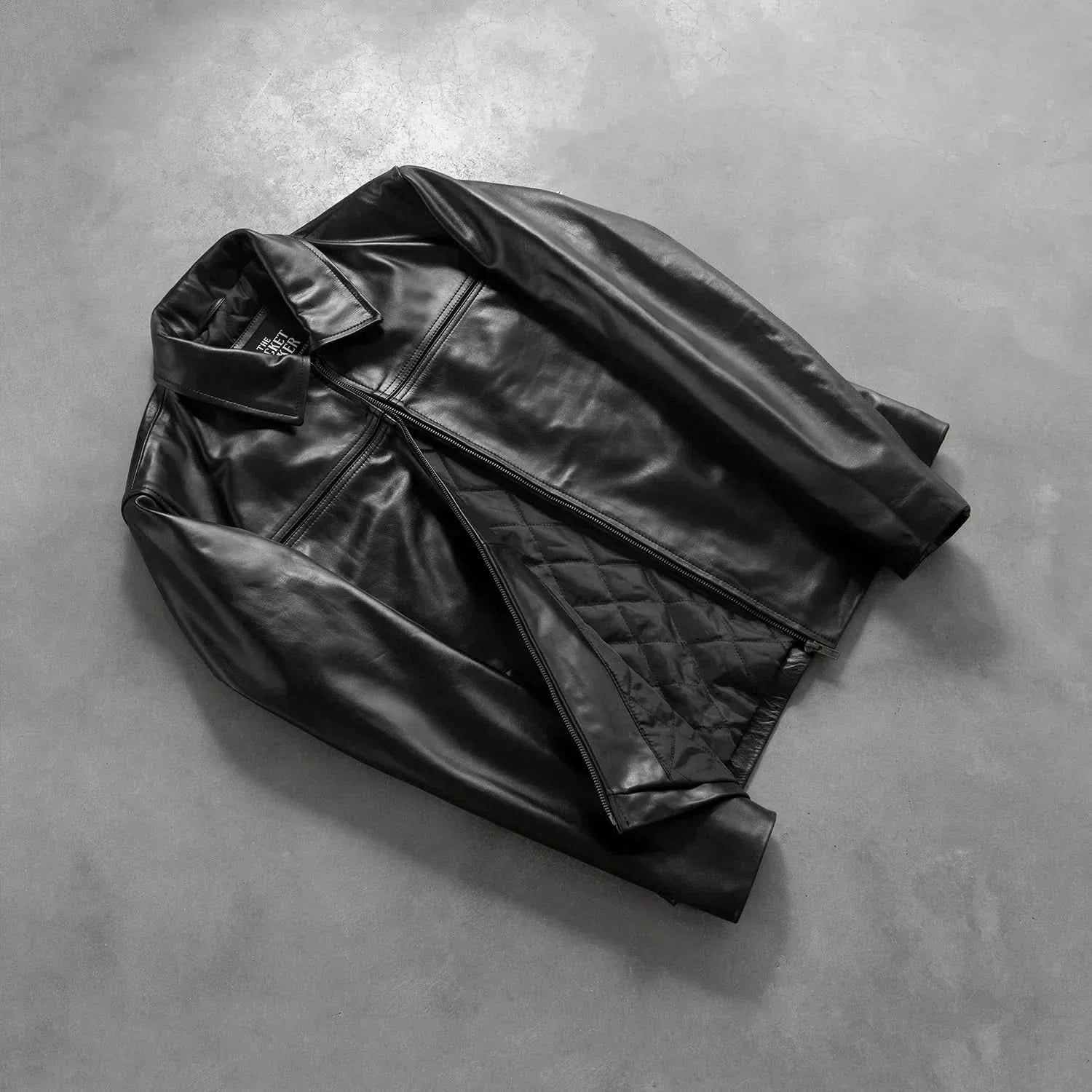 [LC] Mystical Black Leather Jacket