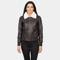 Stella G-1 Brown Leather Bomber Jacket