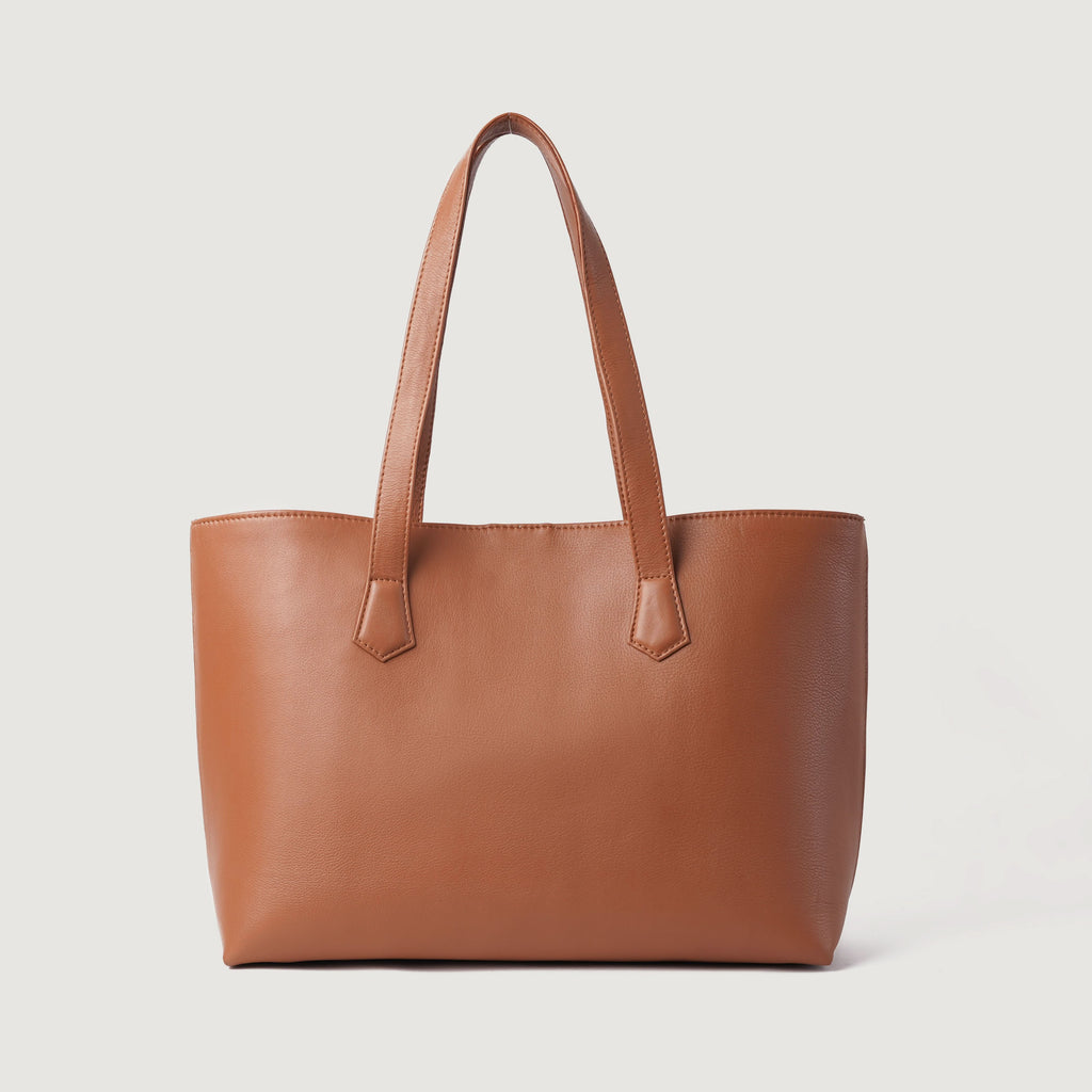 The Bianca Brown Leather Tote Bag