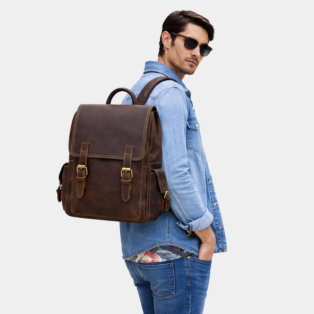 The Freja Backpack Handcrafted Leather Backpack