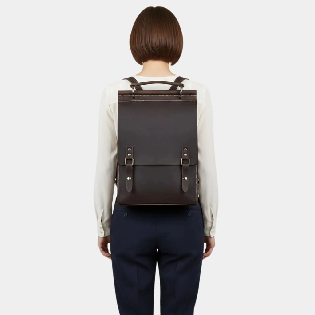 The Unn Backpack Vintage Leather Backpack