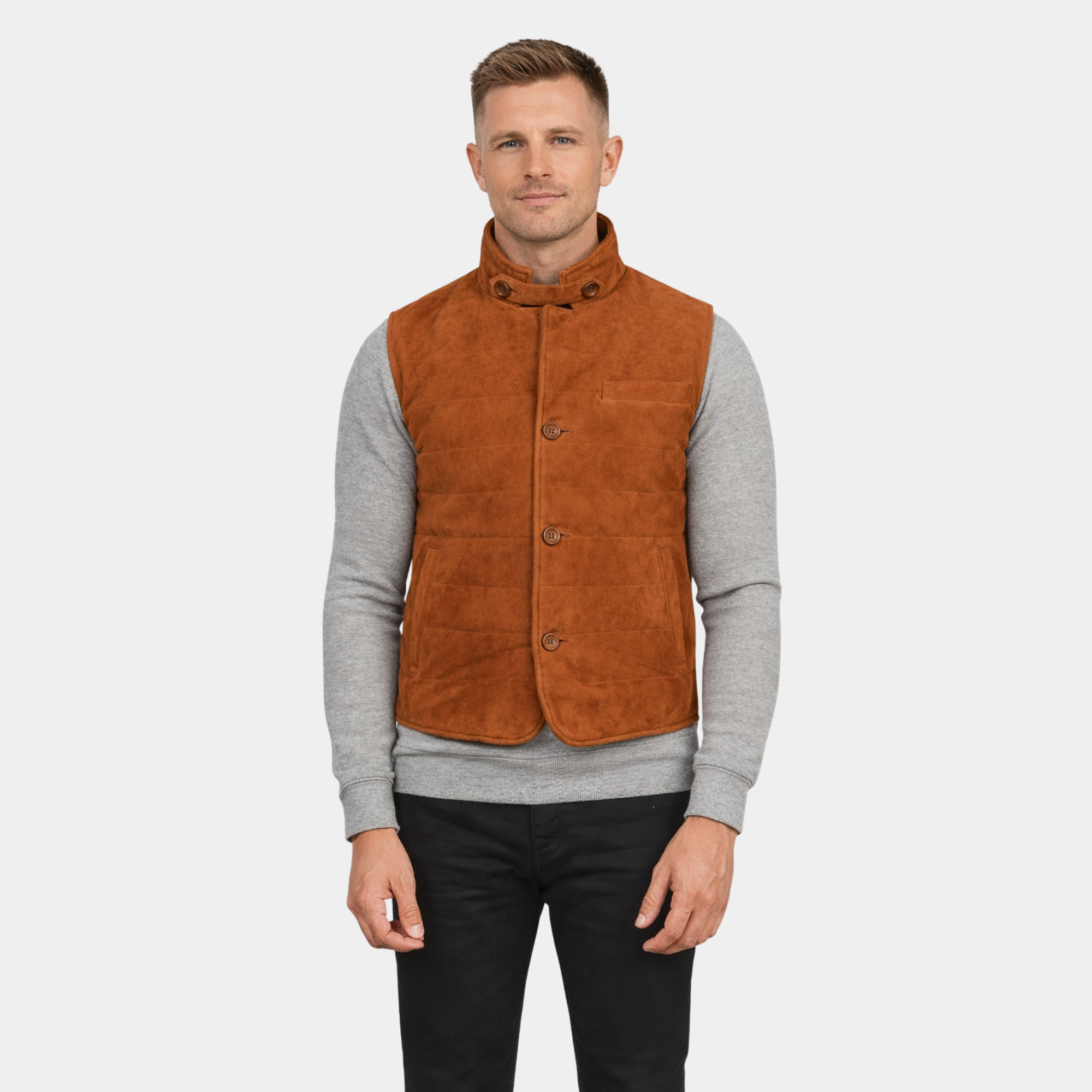 Tony Brown Suede Vest