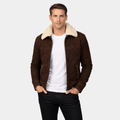 Coffner Brown Shearling Fur Jacket