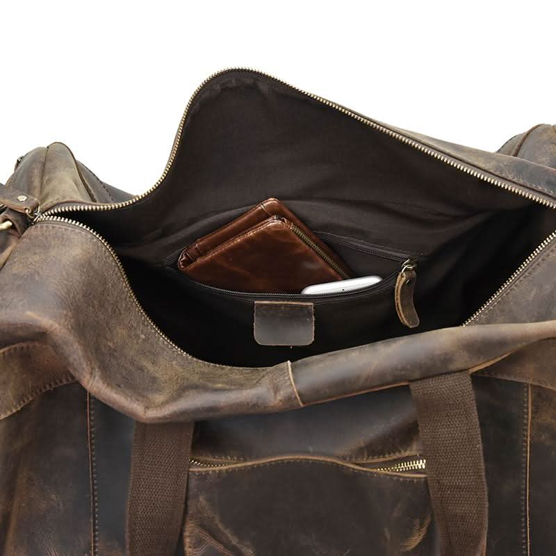 The Colden Duffle Bag Large Capacity Leather Weekender