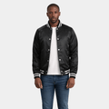 Xander Black Varsity Jacket